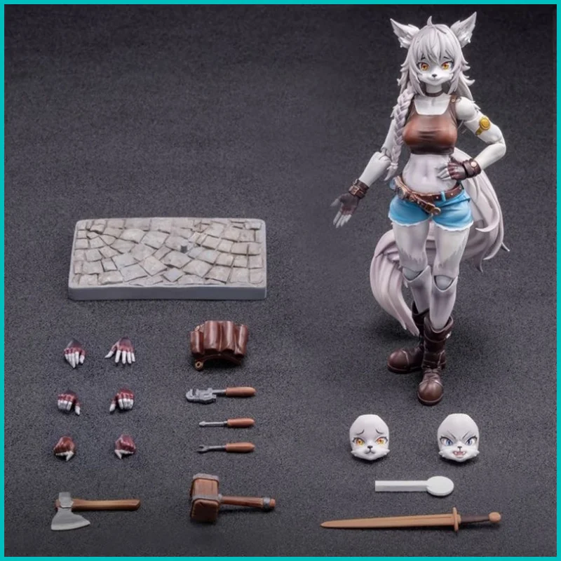 

In Stock Hot Ladotoys Era-001 Liya-Alopex Fix Ver. Model Toys Collectible 1/12 Fox Beautiful Girl Mystic Land Furry Fandom Toys
