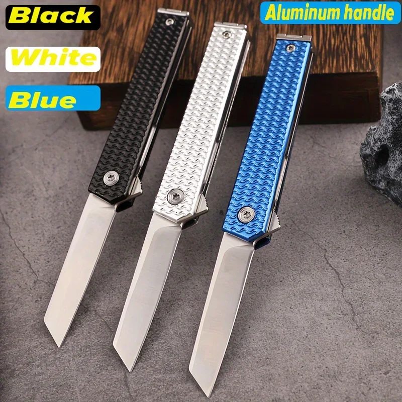 Gentleman's CR 7083 CEO Microflipper Tactical Folding Knives 8Cr13Mov Blade 420 Steel Handle Outdoor Camping Hunting EDC Tools