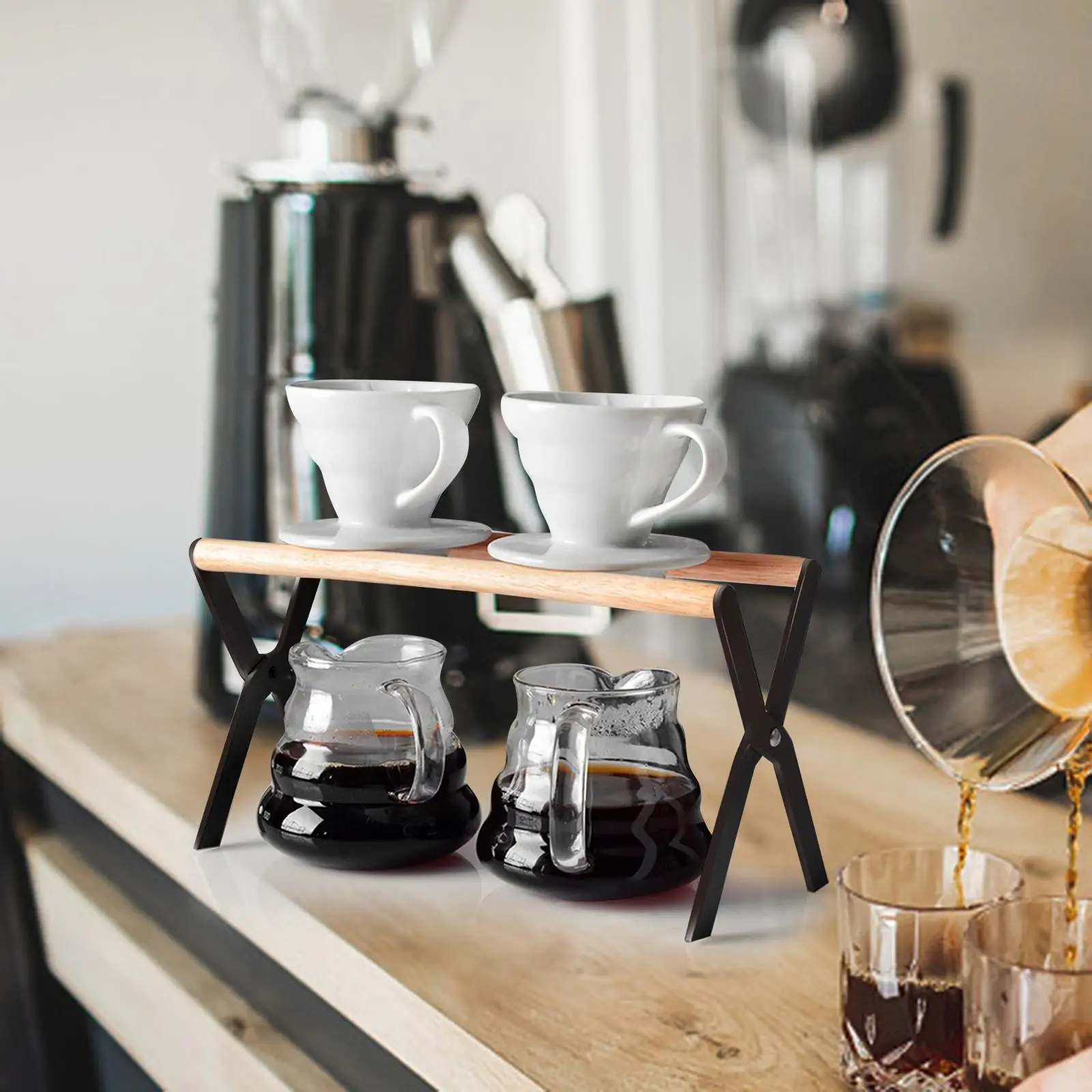 Suporte para gotejador de estação de café para acessório para restaurantes
