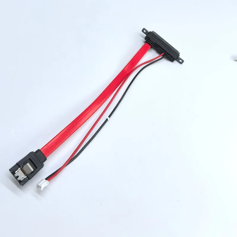 2-in-1 7Pin SATA DATA + 2Pin FDD Floppy Power Combo 7+15 Pin  22P  Conjoint CD/DVD HD Cable