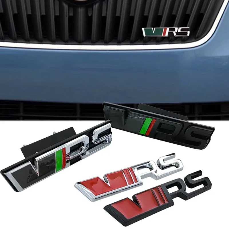 

Alloy Car Front Grille Logo Trunk Emblem Sticker Logo for Skoda VRS Octavia Yeti Fabia 1 Kodiaq Karoq 2 A7 Tour RS Superb Rapid