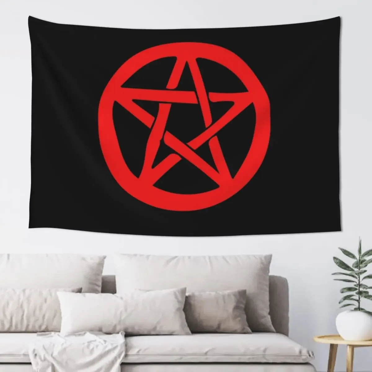 Red Pentagram Tapestry House Decoration Room Decorations Tapestry