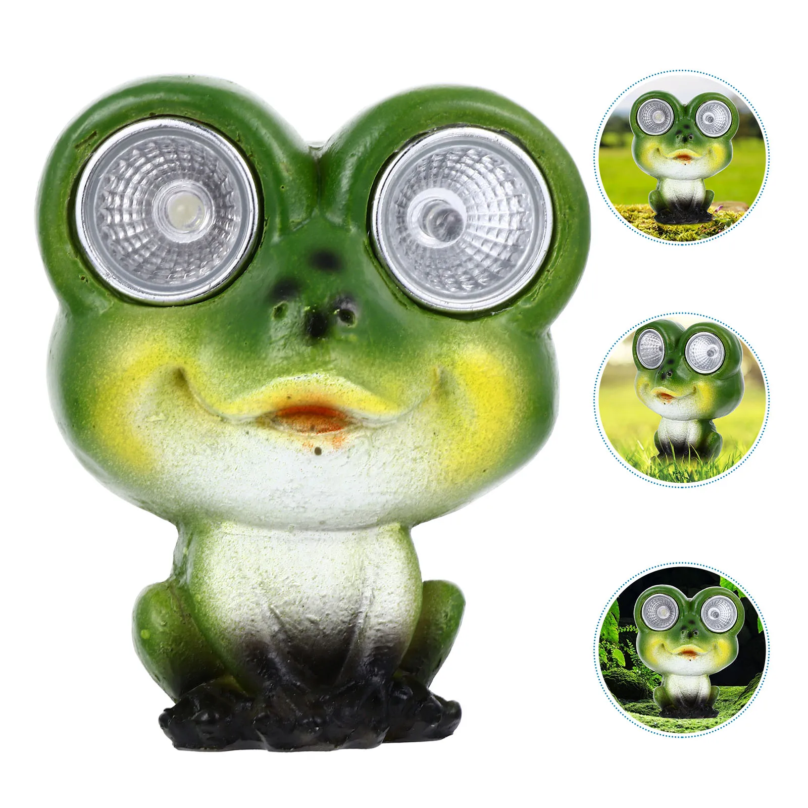 

Garden Lantern Resin Frog Lamp Outdoor Garden Solar Lights Decor Lawn Solar Powered Pathway Lighting