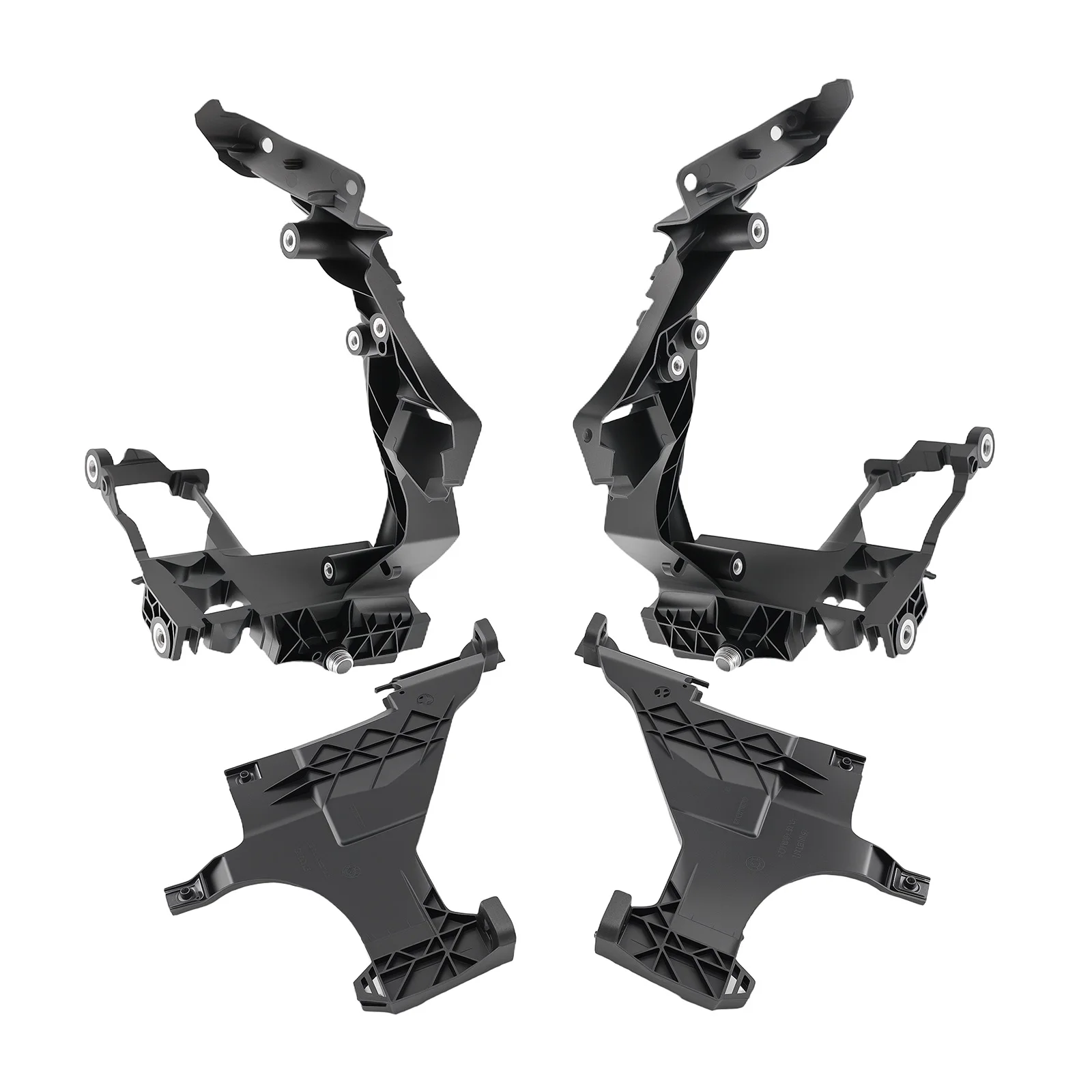 Left+Right Headlight Mount Bracket Support Set for Audi A5 Quattro 2.0L 2012-16