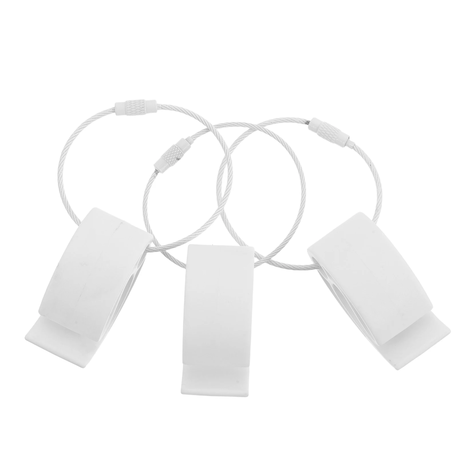

3pcs Flying Disc Clamp Portable Outdoor Sports Disk Holder With Wire Cable For Team Competition Leisure Play Lightweight