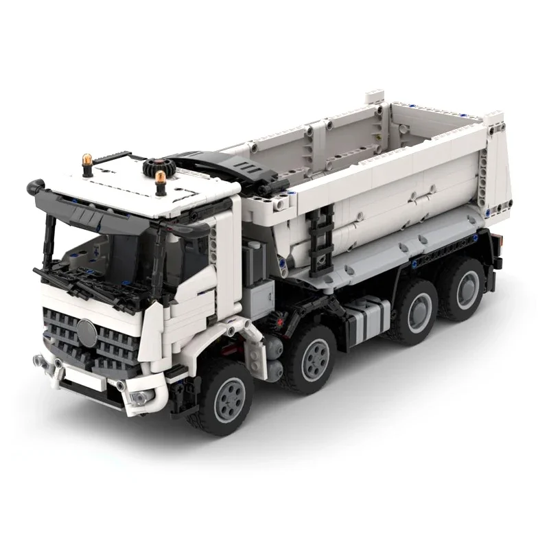 NIEUWE Technische Techniek Serie Dump Truck Trailer Transport Auto Model Bouwstenen DIY Monteren Bakstenen Speelgoed Kinderen Geschenken