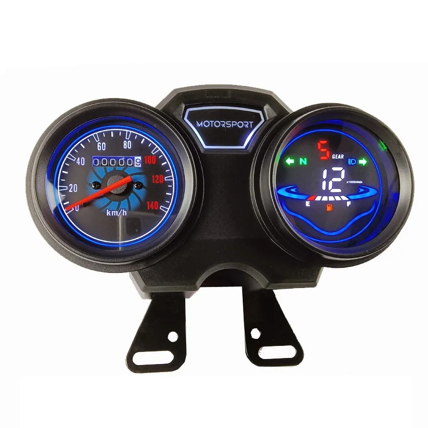 

Hot Selling Motorcycle Gauge Digital Motor Velocimetro Indicador Modified GN125 HJ125
