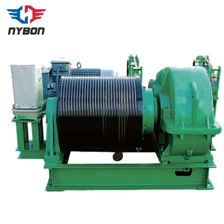 Ce Iso Certified High Speed Electric Wire Rope Winch With Remote Control