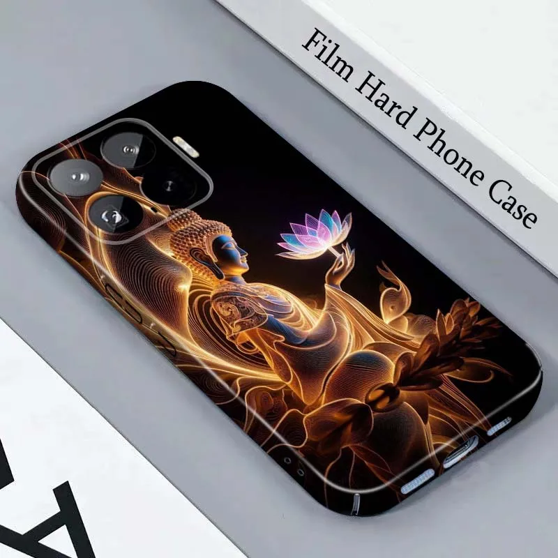 Capa Rígida para Celular com Estampa de Estátua de Buda Lótus para Honor Play Magic 8 7 6 X9d X9c X9 X8b X8A X8 500 200 X50 X60 Lite GT Pro