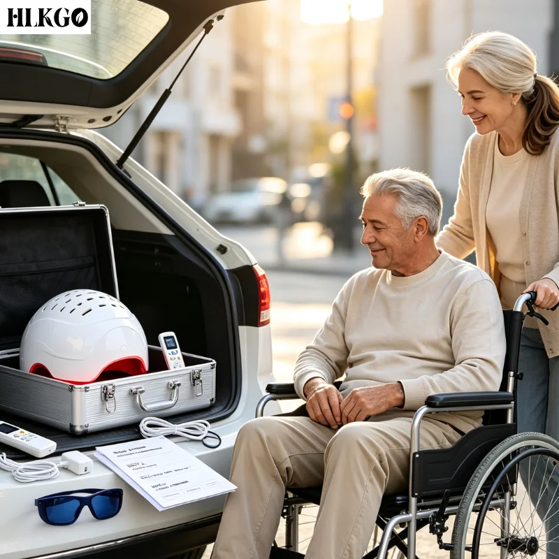 Brain Photobiomodulation Helmet 1070nm PBM Near Infrared Therapy Device 436 Diodes Home Use Neurological Care
