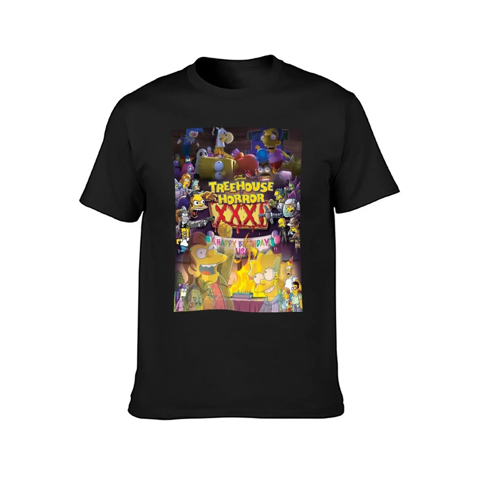 Treehouse Of Horror XXXI T-Shirt anime clothes vintage Short sleeve tee t shirts for men cotton