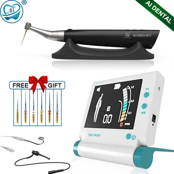 AI-AL-MI7+AI-Endo-MT7 Whole Set Dental Apex Locator with 16:1 Wireless Endo Motor for Root Canal Treatment Endodontic Instrument