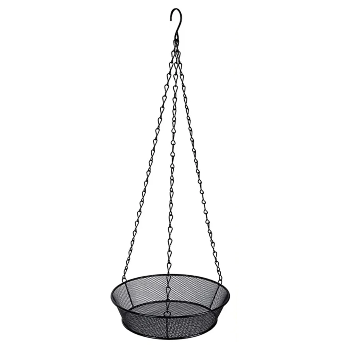 Hanging Bird Feeder, 7.5 INCH Metal Mesh Platform Feeders Dish Wild Bird Feeder Tray Metal Mesh Seed Tray