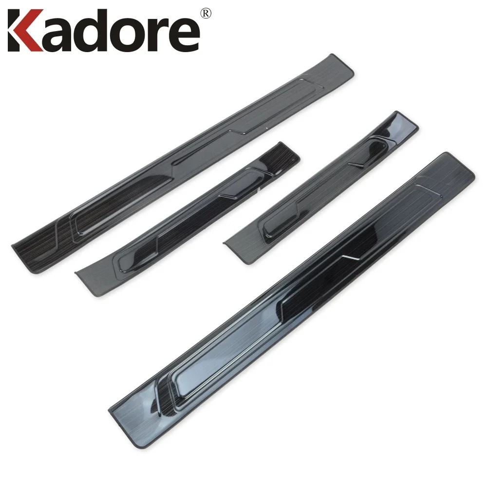 Door Sill Scuff Plate Cover Trim For Mazda CX-3 CX3 2017-2020 2021 2022 2023 2024 Stainless Welcome Pedal Guard Car Accessories