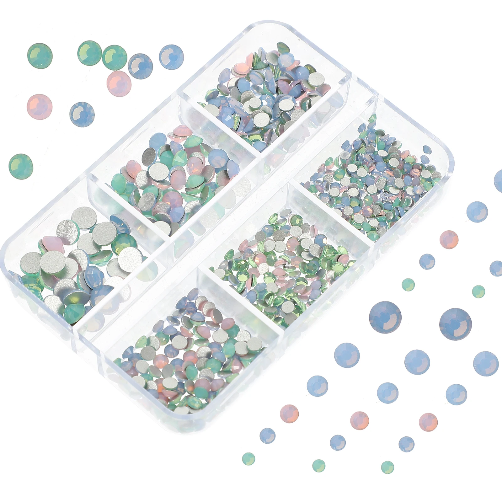 

Rhinestone Charms DIY Flatback Nail Art Ornaments Manicure Embellishments Phone Case Resin Crafts Rhinestone Decors Nail
