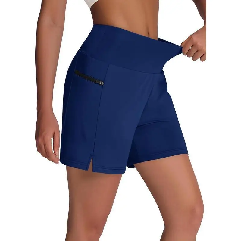 

Hip Lift Yoga Shorts Women's Fitness Pants Tummy Control Yoga Leggings Breathable Workout Sports Shorts Cross-Border