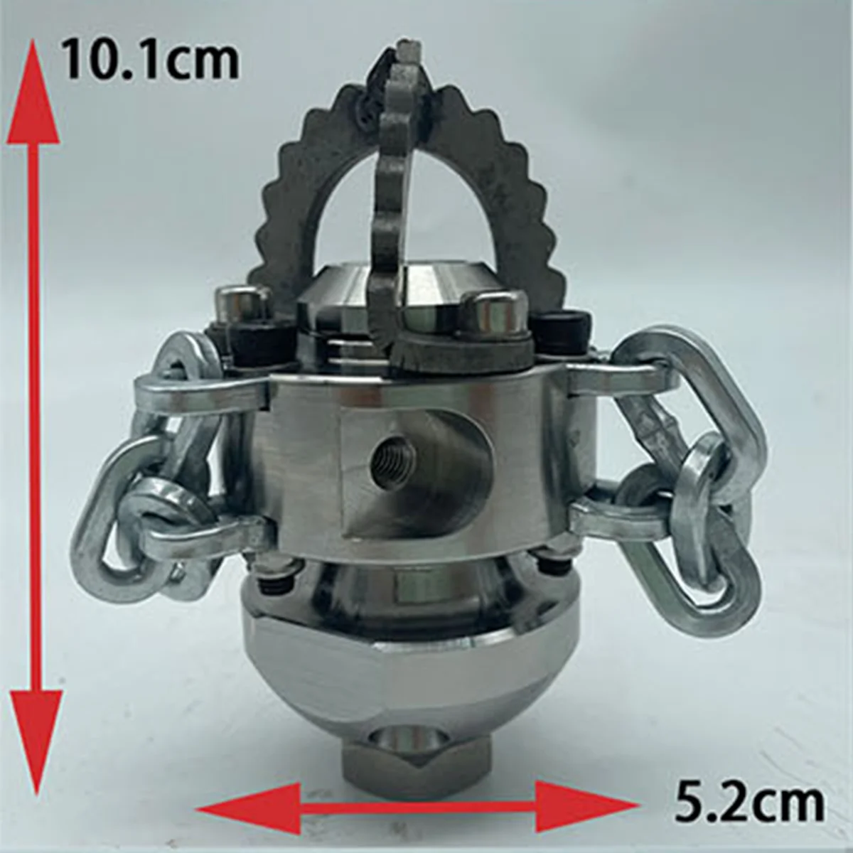 1/2 Internal Thread High-pressure 360 Degree Rotating Nozzle for Sewer Dredging Special Pipeline Blasting Tree Root Nozzle