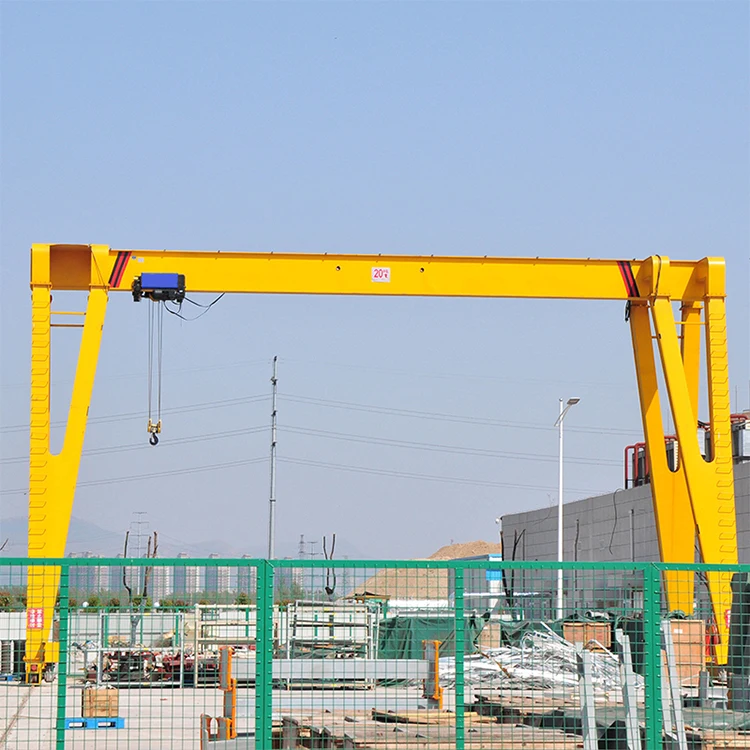 Gantry Cranes 5 Tons 10 Tons 20Tons Single Girder Chinese Gantry Crane for Industrial Factory