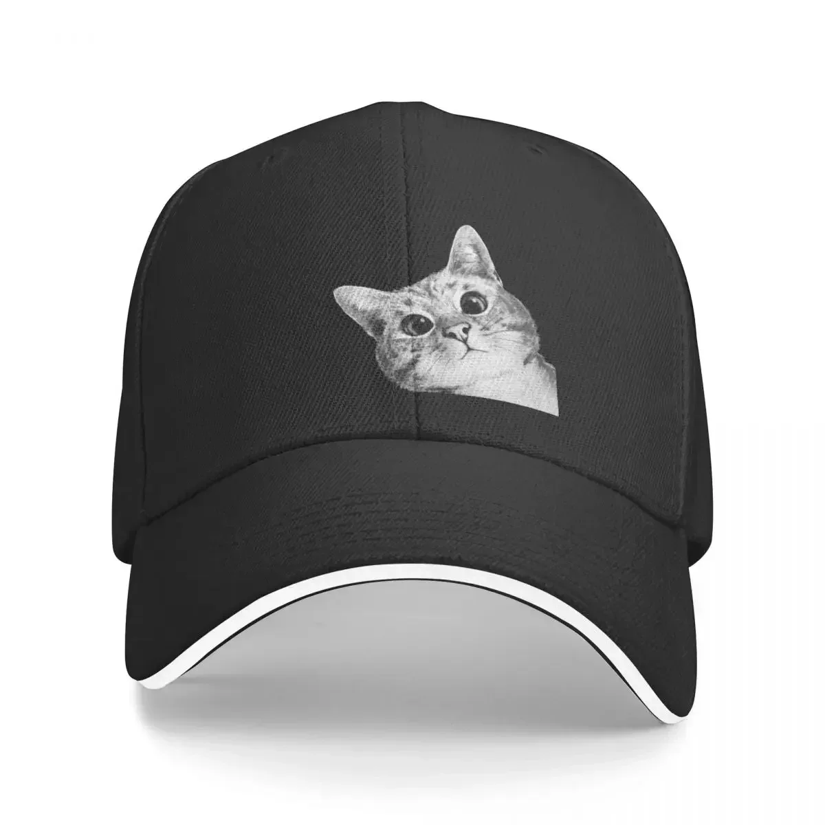 sneaky cat Funny Baseball Cap Horse Hat Adjustable Rave Caps For Women Men's