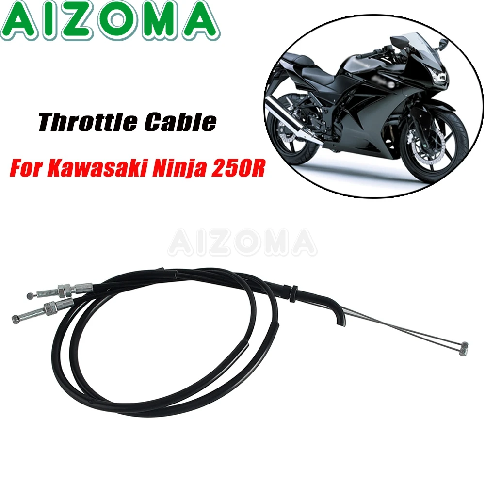 

Motorcycle Cable Throttle Control Wires Fueling Cables For Kawasaki Ninja 250R EX250E EX250F EX250J EX 250E 250F 250J 2008-2012