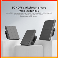 SONOFF M5 86 120 1C 2C 3C SwitchMan Wifi Smart Wall Button Switch Intelligent Switch R5 Scene Controller Ewelink Work with Alexa