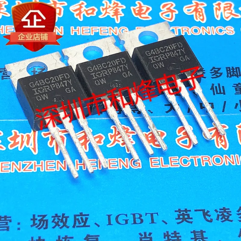 

30pcs original new G4BC20FD IRG4BC20FD TO-220 600V 9A