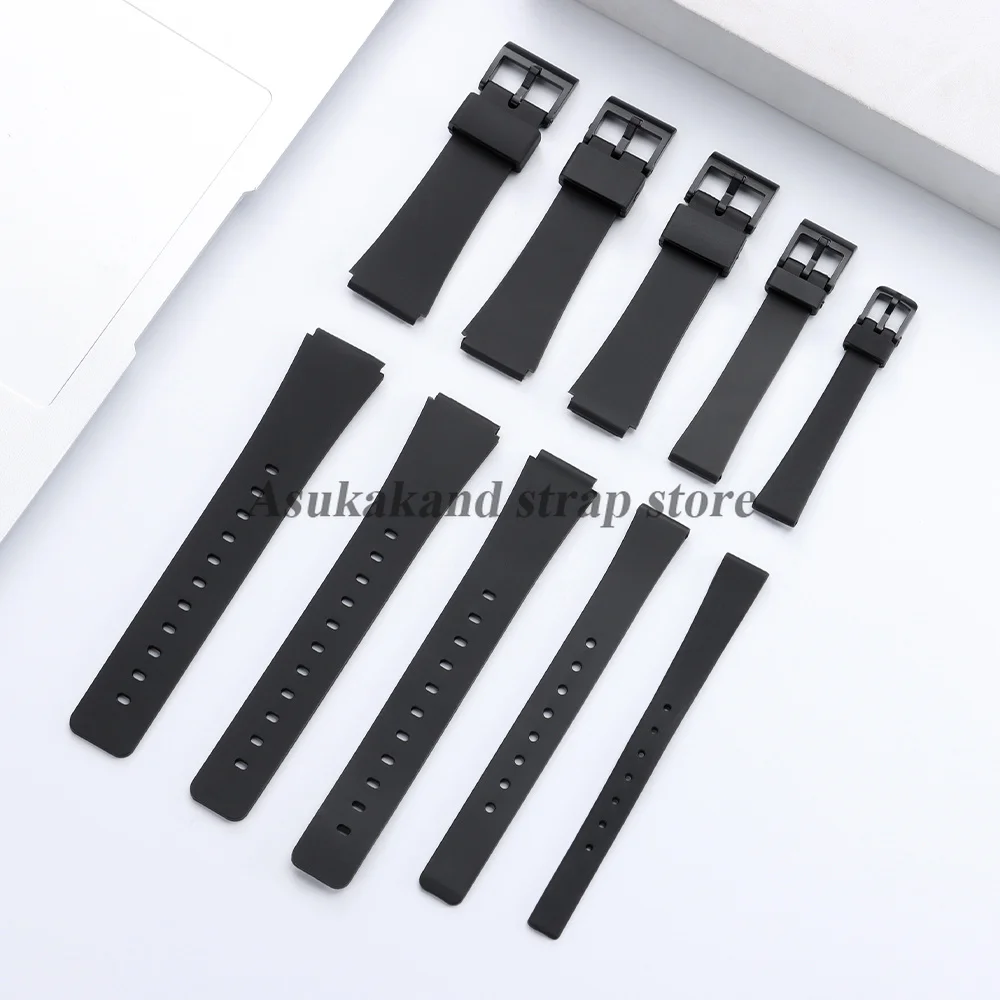 For Casio Resin Strap 12mm 14mm 16mm 18mm 20mm for W800H A158/168 AE1200 SGW400 F91W F84 F105/108 Replace WatchBand Men Bracelet view 5
