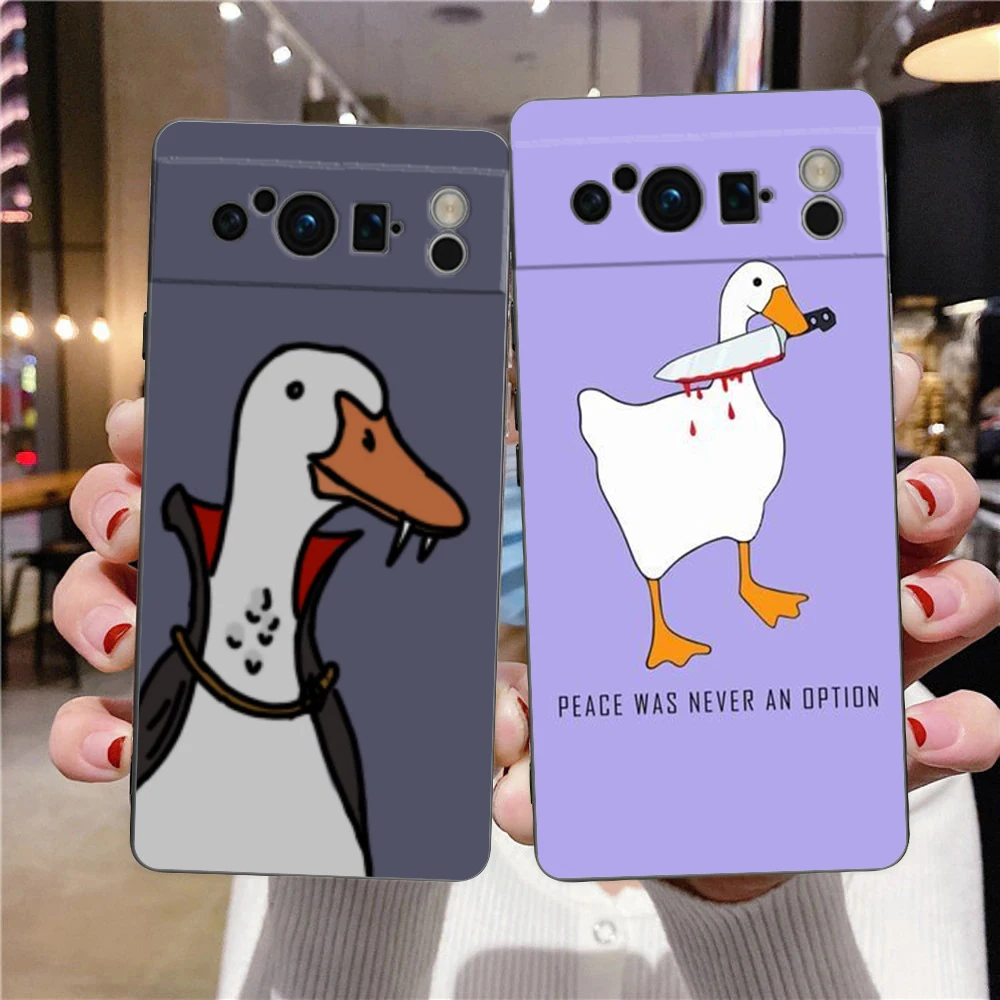 Goose Game Phone Case Cover for Google Pixel 8 7 6 7A 6A Pro 5G Shockproof Silicone Soft 8 Pro 5G Shell Fundas Coque Capas Bags