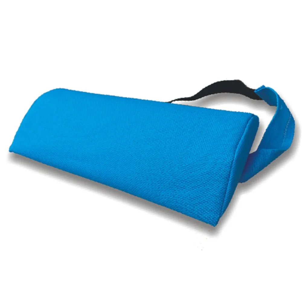 Elastic Band Beach Lounger Neck Pillow Sponge Filling Removable Cover Recliner Headrest Ergonomic Curve Lightweight