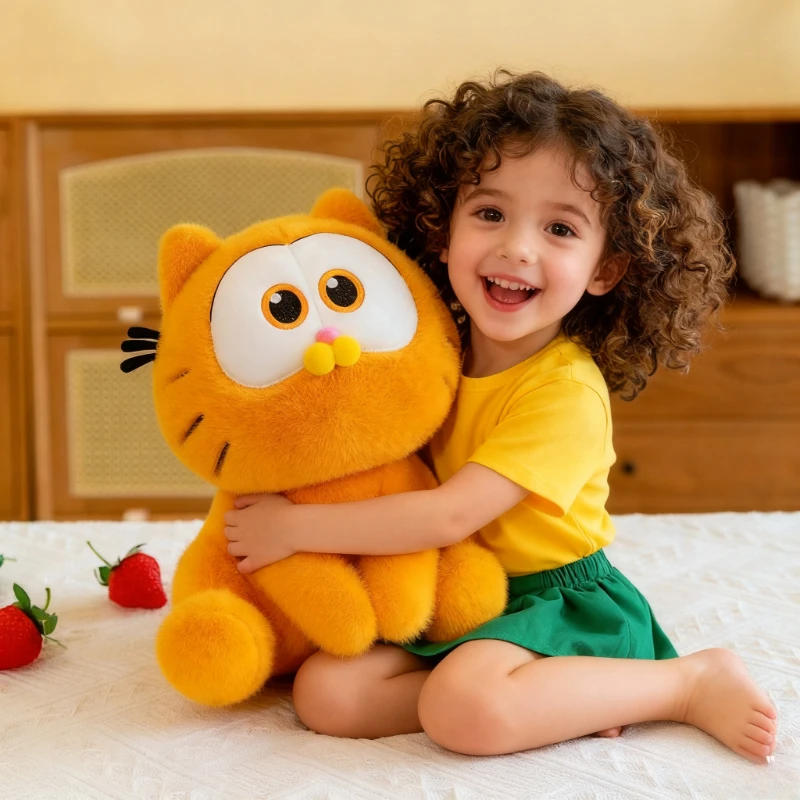 25CM Garfield pluche: Kawaii helende pop schattig aan het hart