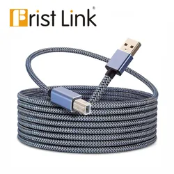 5M/ 6/8/10/12m USB Printer Cord 2.0 Type A Male to B Male Cable Scanner Cord High Speed Compatible with HP,Canon,Dell,Epson,More