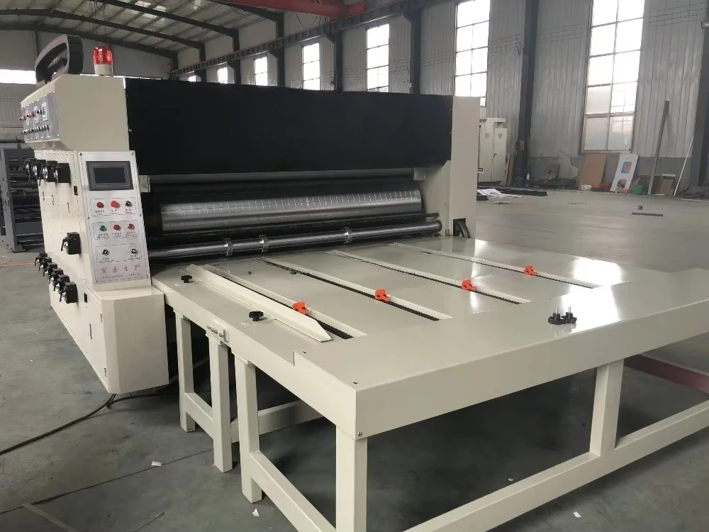 Box Packing Printing Machine Good Quality Printing Slotting Die Cutting Machine Semiautomatic Board Printing Slotting Machine view 3