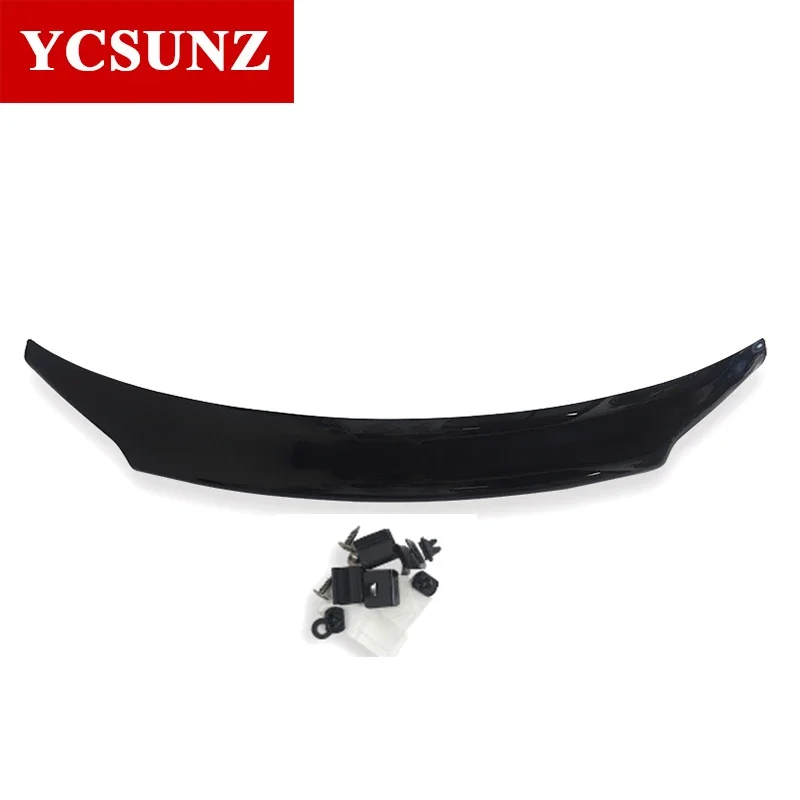 Black Bonnet Guard For Honda C-RV CRV 2012 2013 2014 2015 2016 Hood Deflector Bug Shield Tinted Guard Car Styling