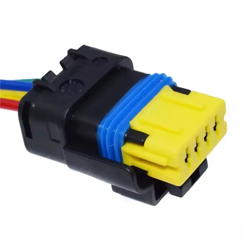 ABMH-For Reverse Camera Intake Pressure Sensor 10PCS 4 Pin 211PC042S4021 Sensor Connector Plug