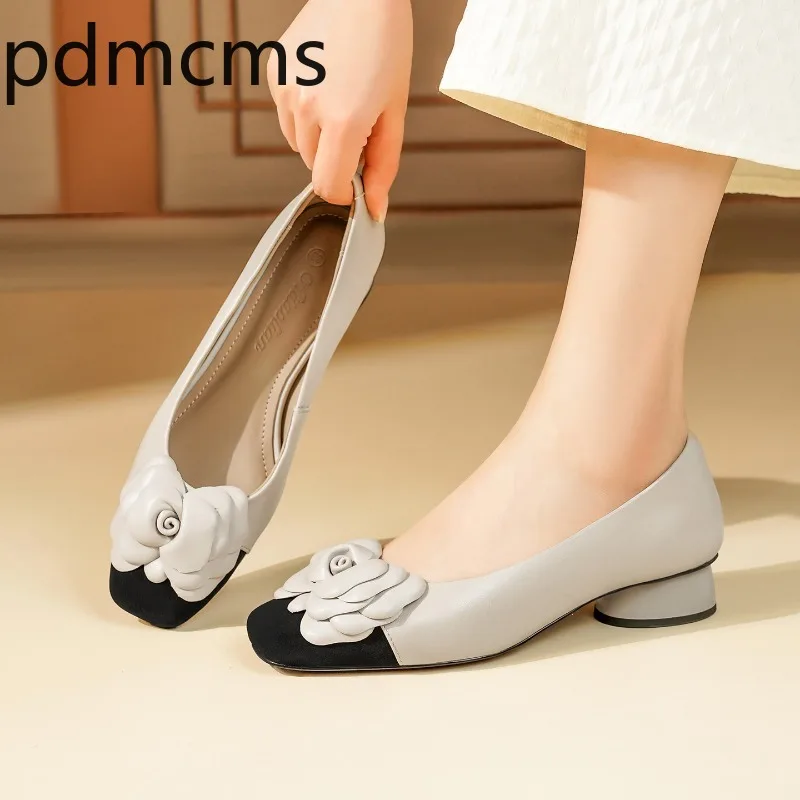 New Women Shoes Fashion Comfort Flowers Formal Shoes Designer High Heels for Women Autumn Non Slip Casual Shoes Zapatos De Mujer