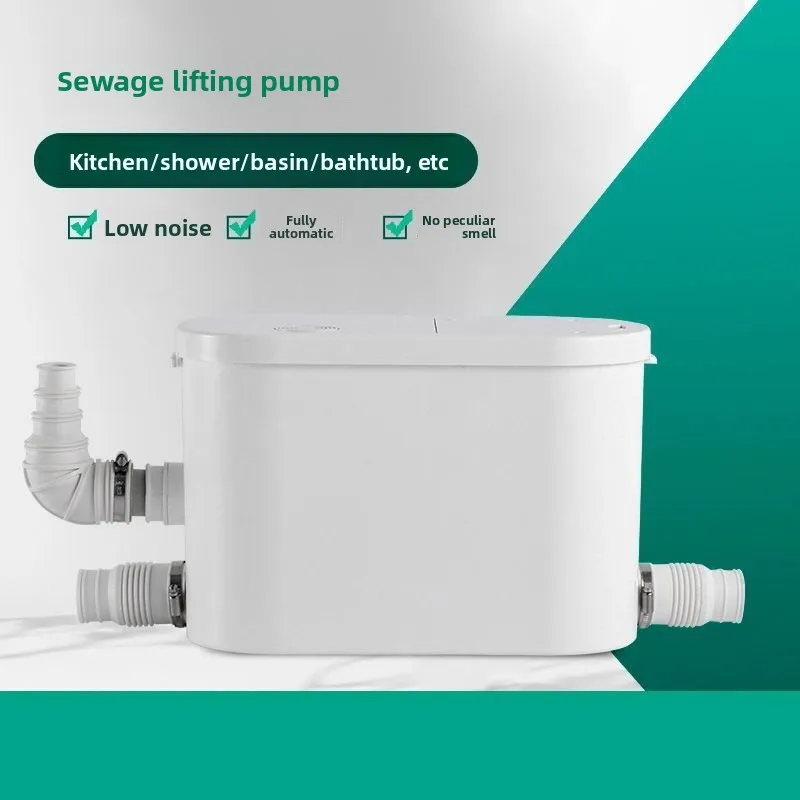 Household & Commercial Sewage Lift Unit Automatic Electric Drainage Pump For Basement Villa Kitchen Wash Basin Waste Disposal