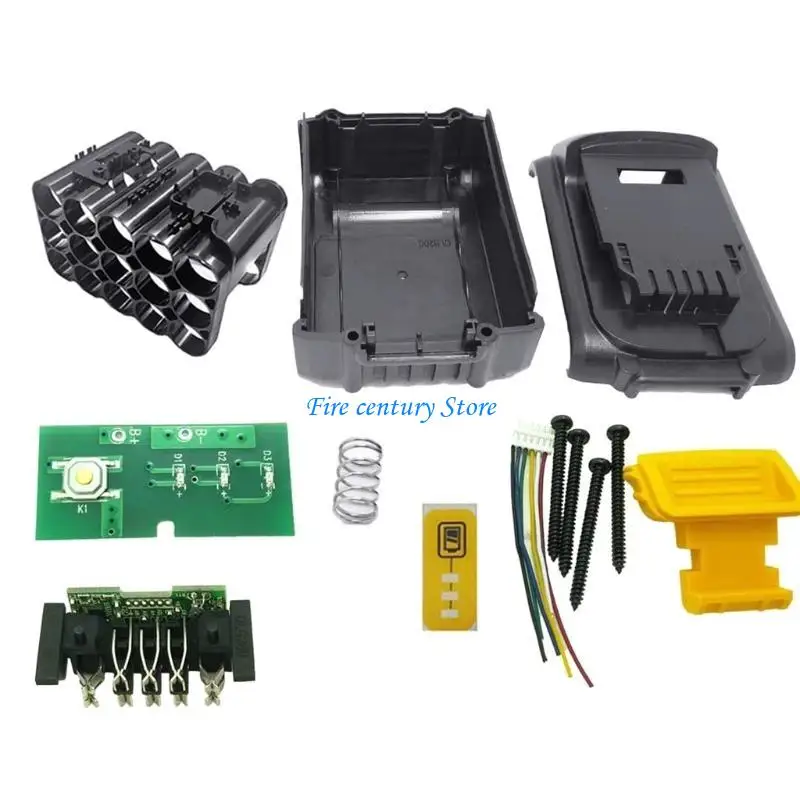 

J6PA Practical 15x18650 Li-ion Battery PCB Board Circuit Board Componnent Plastic for Shell for DCB200