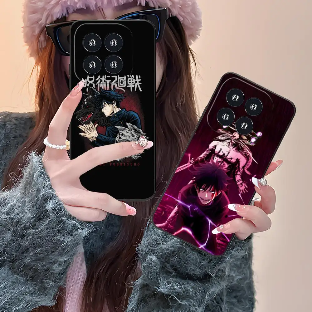 

Чехол для телефона Jujutsu Kaisen Megumi Fushiguro для Xiaomi 15 14 13 12 Mi 11 T Ultra Lite Pro S X 5G, цветной защитный роскошный чехол