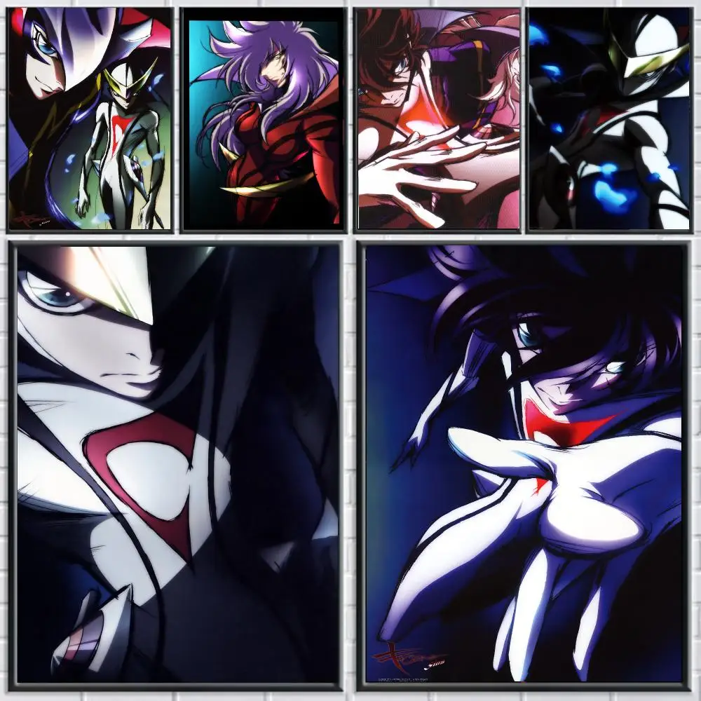 anime C-Casshern Sins-S Poster Peel and Stick Wall Art for Cafe Office Bar and Home Decoration
