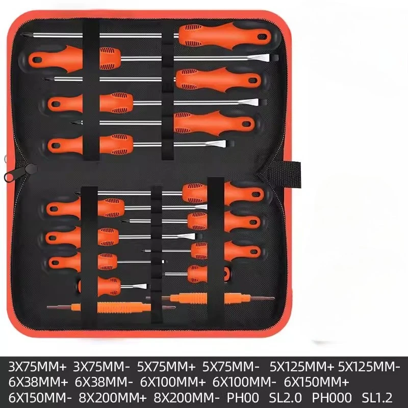 

Professional Torx Screwdriver Set Home Tool Kit with Cross Flat Head for DIY Repair