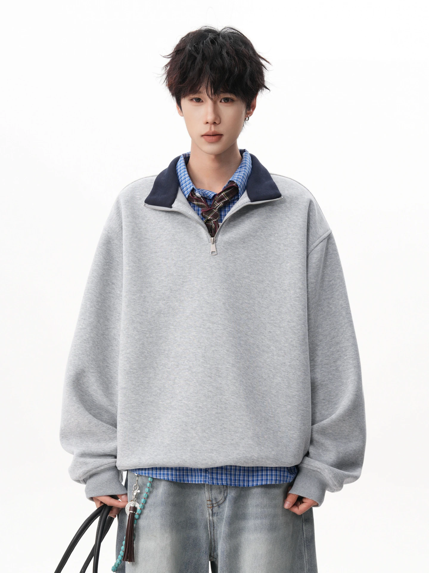 

Spring 2026 G-Neutral Loose Fit Ne Sweatirt f Zip Color Blo Versatile Casual Wear for Youth in China