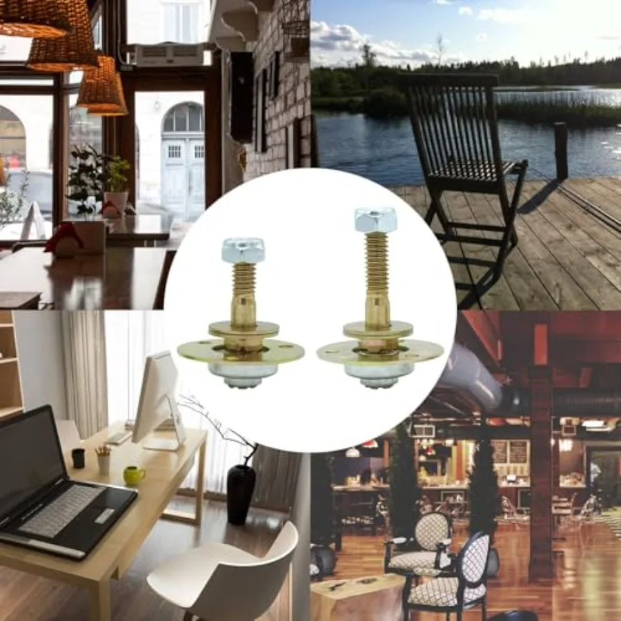 4 قطعة كرسي متأرجح الأثاث تحمل ربط قطعة كرسي متأرجح تحمل مسامير البراغي أطقم الأثاث ربط الملحقات #6