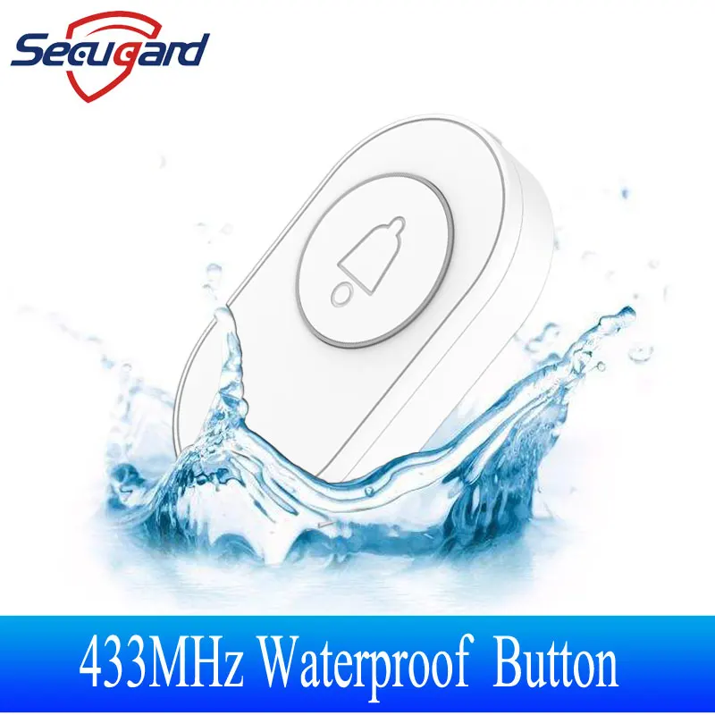 

433MHz Doorbell Button Waterproof Wireless SOS Button Emergency Elderly Childre Panic For Our Smart Home Security Alarm