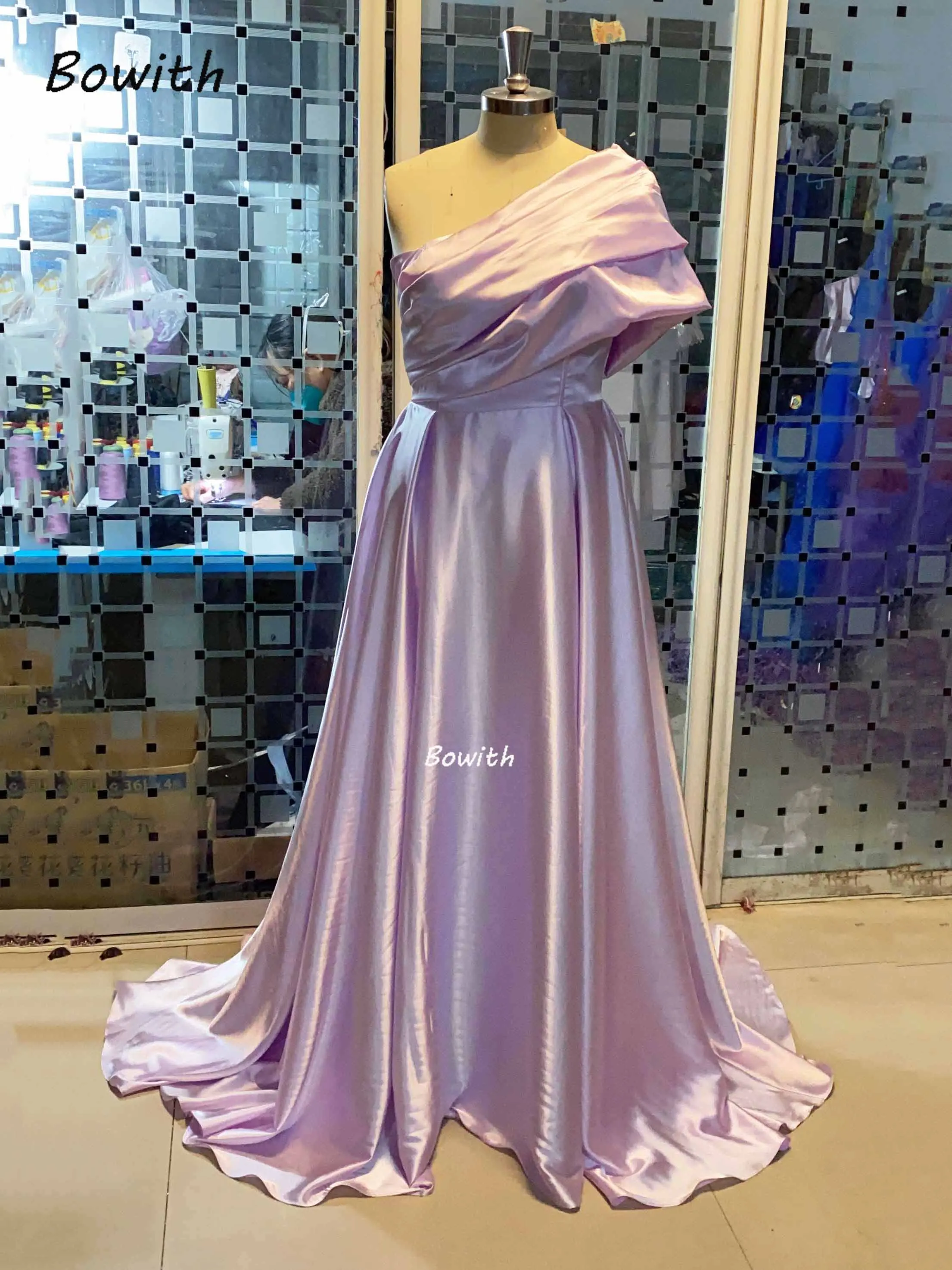 Lavender Luxury ชุดราตรียาวชุดปาร์ตี้ Puffy คนดังชุดพรรคอย่างเป็นทางการชุดผู้หญิง Vestidos De Fiesta