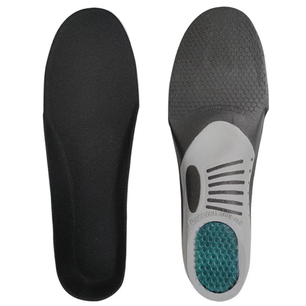 1 Pair Breathable Sport Insoles Odor-Resistant Thickened Arch Support Insole EVA Anti-Sprain Cushioning Insole Running