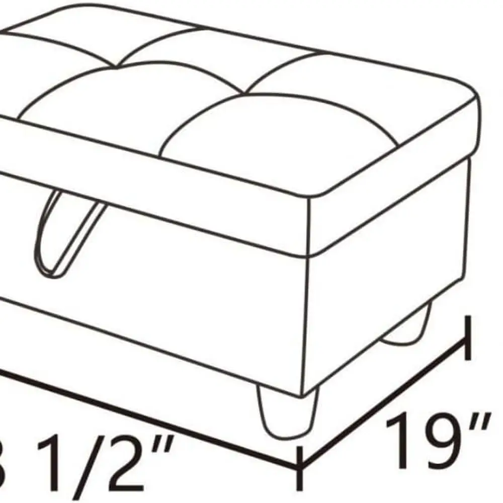Banco otomano de piel sintética con tapa con bisagras, verde plateado, 28,5x19x17,5 para espacios habitables