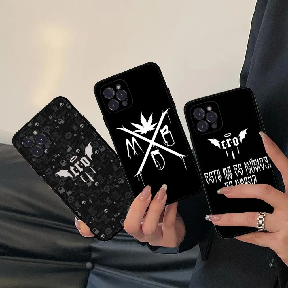 C.R.O Crocraxker Rapper Phone Case Silicone Soft for iphone 16 15 14 13 12 11 Pro Mini XS MAX Plus X Cover