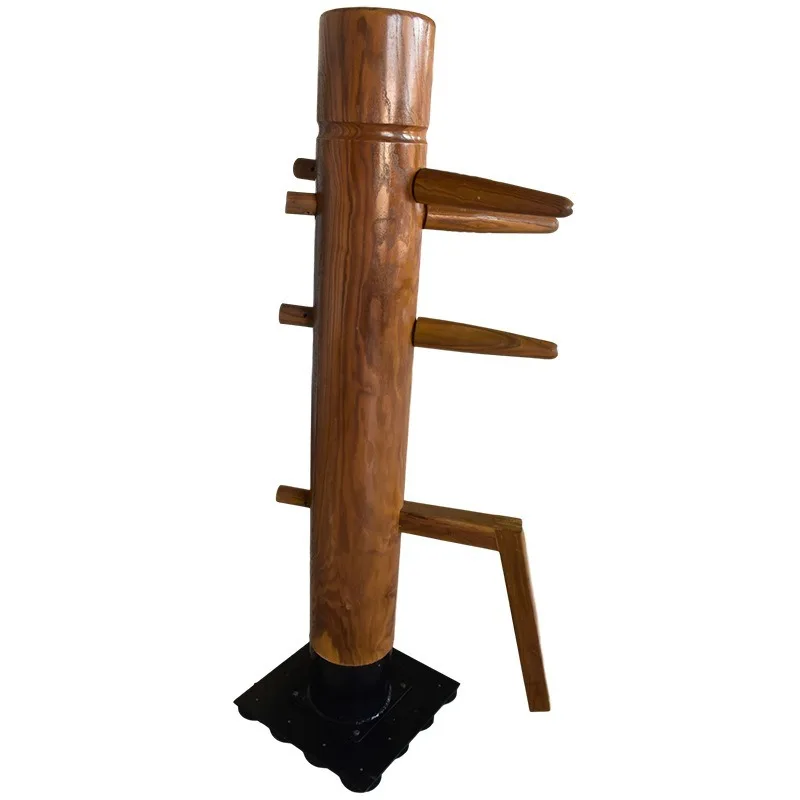 Wushu Equipment Solid Wood Wing Chun Training Pile Multi-person Pile Wing Chun Wood Man Pile