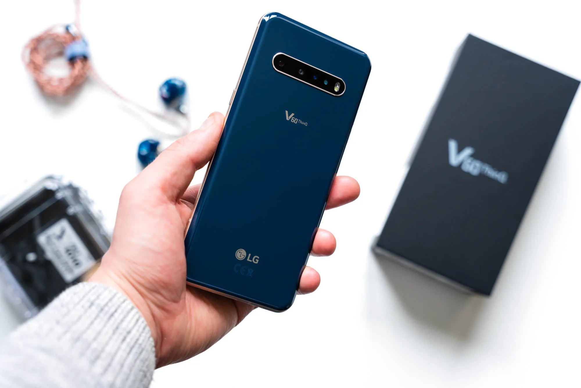 LG V60 5G thinq Bar moilble V600TM/V600N/V600AM 6.8 "Android samrtphone 8GB RAM 128GB กล้องรอมปลดล็อคโทรศัพท์มือถือเดิม