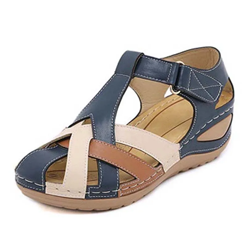 Open Toe Summer Women New Elegant Non Slip Shoes For Women Wedges Non-Slip Buckle Zapatos De Mujer Sandals Women Footwear